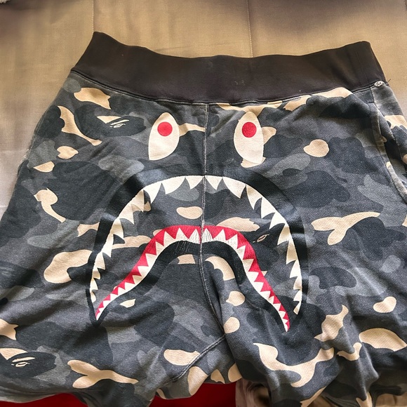 BAPE GLOW-IN-DARK SHORTS - Picture 1 of 4